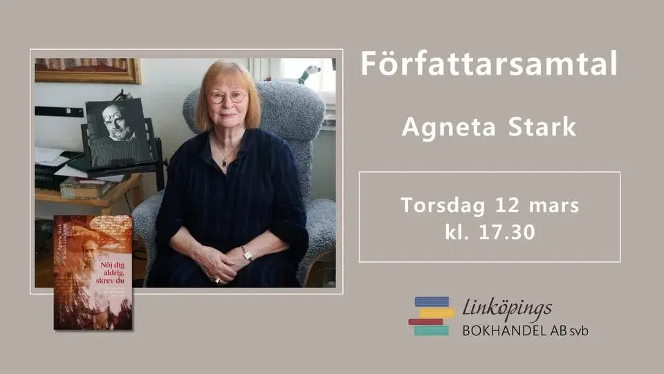 Författarsamtal med Agneta Stark