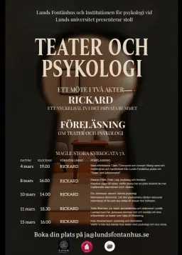Rickard - teaterföreställning + samtal