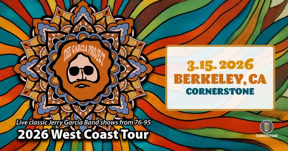 Live Jerry Garcia Band show recreations with The Garcia Project live at Cornerstone Berkeley 3/15/26