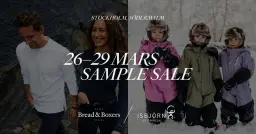 Bread & Boxers × ISBJÖRN of Sweden Sample Sale 2026
