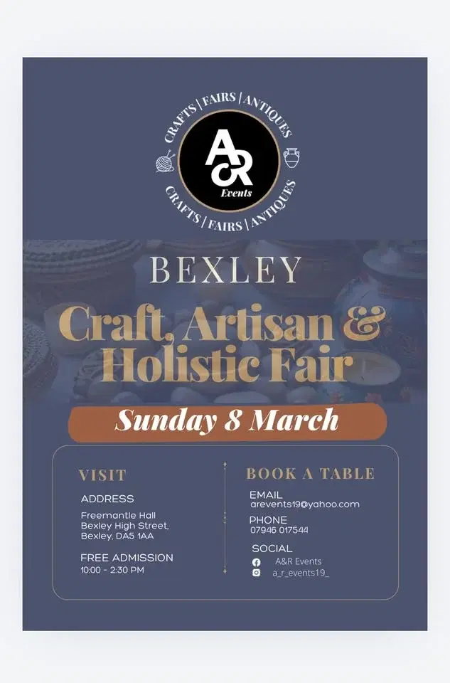 Bexley Crafts,Artisan & Holistic Fair.