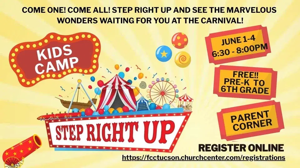 Free Kids Camp Step Right Up!