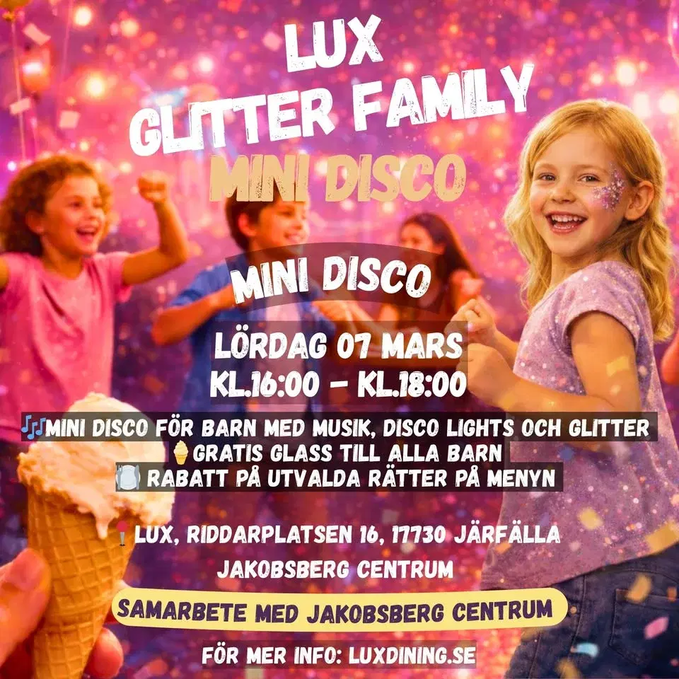 LUX Glitter Family - Mini Disco đȘ©âš
