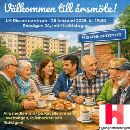 Kallelse till årsmöte LH Rissne Centrum
