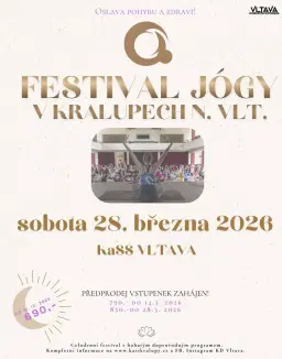 Festival jógy v Kralupech n. Vlt. 2026