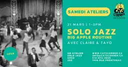 Atelier SOLO JAZZ - Big Apple