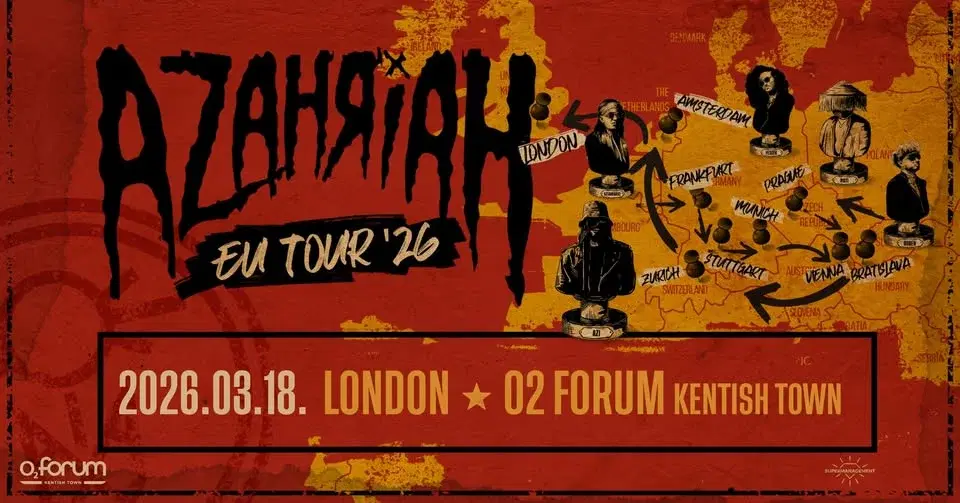 AZAHRIAH - LONDON - O2 FORUM KENTISH TOWN
