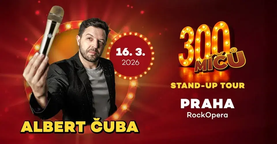 Stand-up show 300 Míčů v PRAZE | Albert Čuba vyráží na turné po ČR!