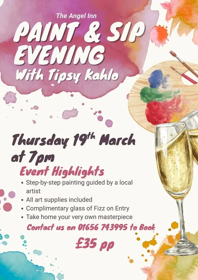 Paint & sip with Tipsy Kahlo