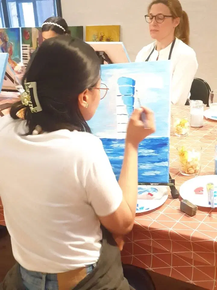 SIP AND CREATE: TURNING TORSO PAINTING