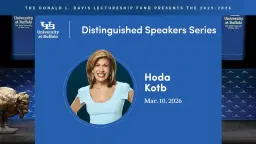 Hoda Kotb at UB
