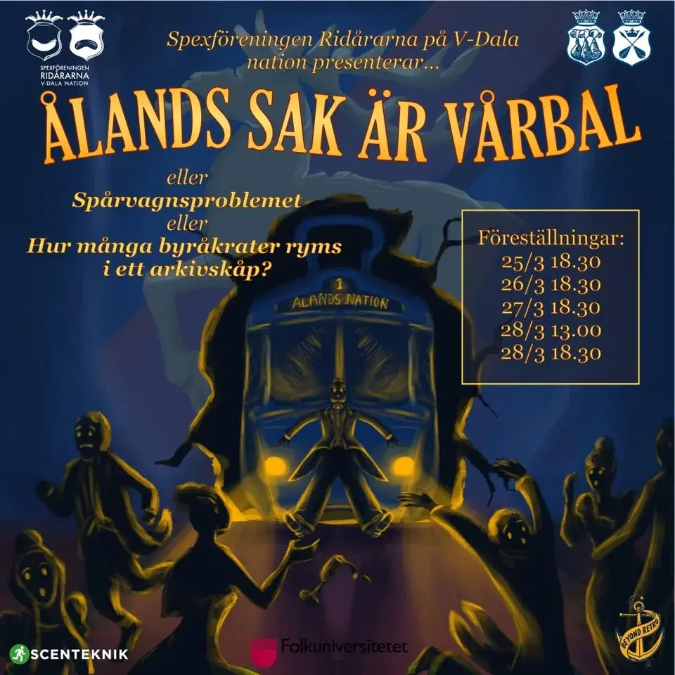 ÅLANDS SAK ÄR VÅRBAL eller Spårvagnsproblemet eller Hur många byråkrater ryms i ett arkivskåp?