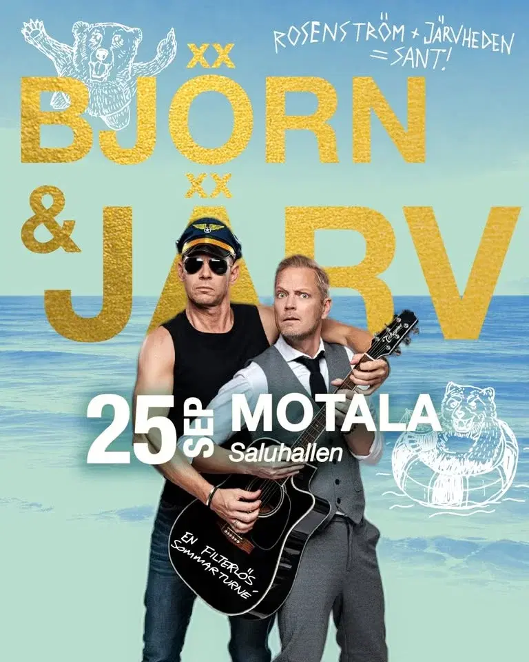 Björn Rosenström + Thomas Järvheden | 25 sep | Saluhallen - Motala