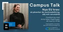 Campus Talk - Nya EU krav: så påverkar de marknadsföring, sälj och varumärke