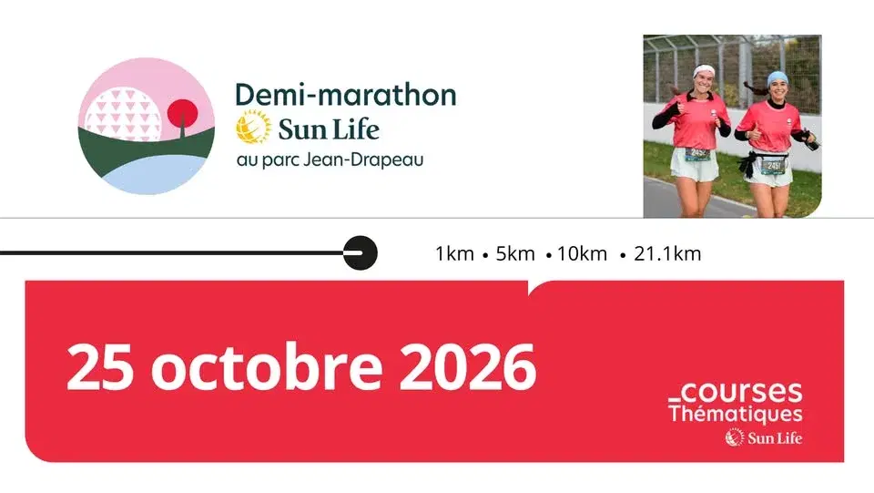 Demi-Marathon Sun Life au parc Jean-Drapeau 2026