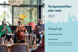 Gränsland: Terapeutsoffan står redo - Stand-up