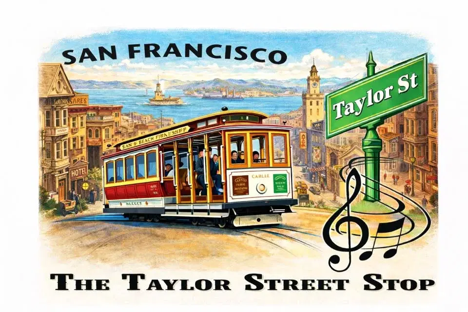 The Taylor Street Stop performs on Nob Hill