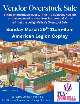 Vendor Overstock Sale