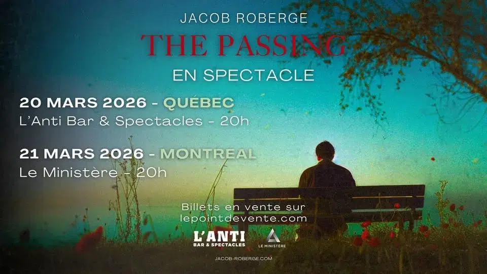 Jacob Roberge présente son album THE PASSING