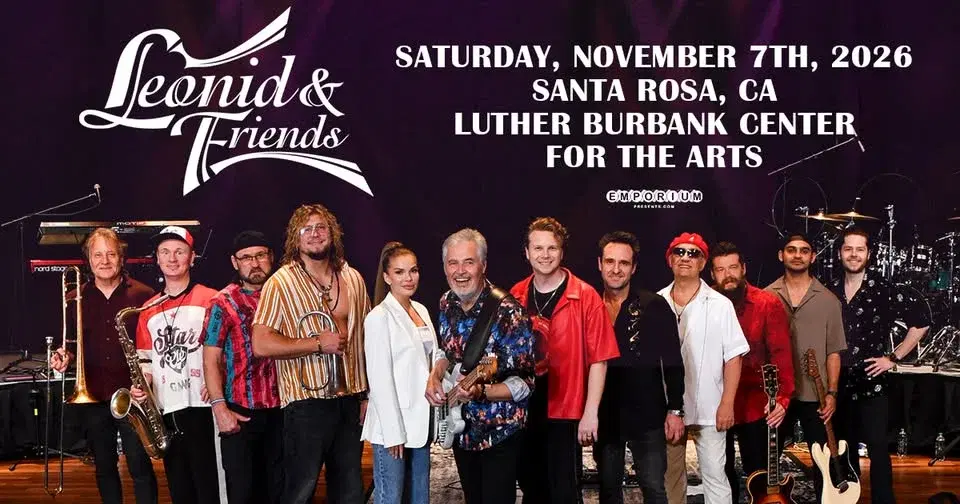 Leonid & Friends - A Tribute to the Music of Chicago in Santa Rosa, CA