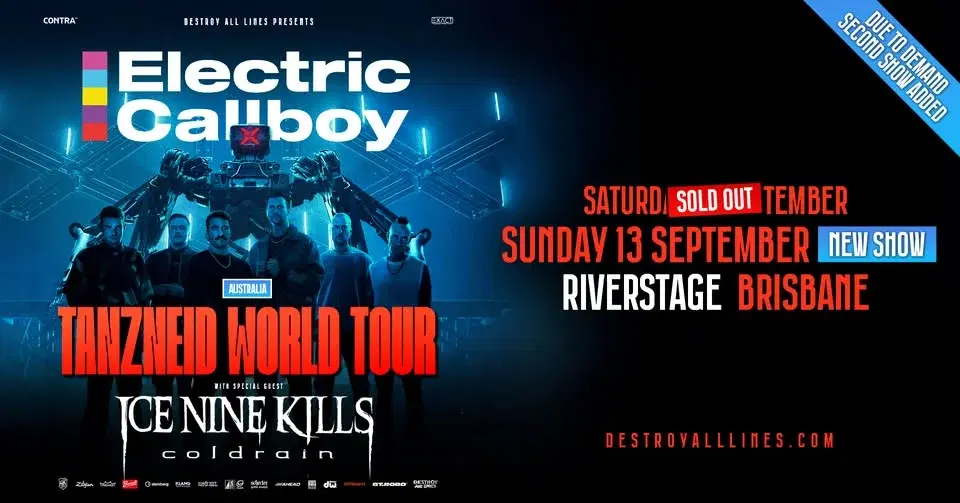 𝐍𝐄𝐖 𝐒𝐇𝐎𝐖 | Electric Callboy // Brisbane // Tanzneid World Tour // Riverstage // LIC AA