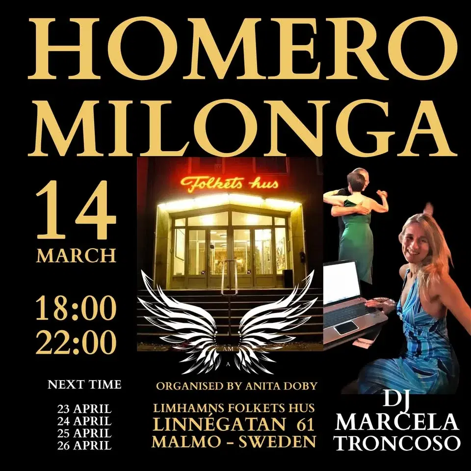 HOMERO MILONGA - 14 MARS - DJ MARCELA