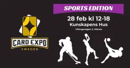 Sportkortsmässa | Card Expo Sweden "Sports Edition" | Lör 28 februari | Märsta