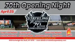 70th Opening Night Featuring Super 7 Racing