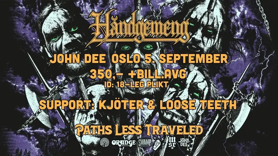 Håndgemeng + support: Kjöter + Loose Teeth // John Dee // 05.09.26