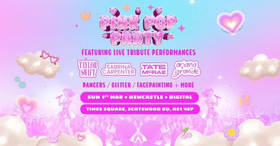 The Pink Pop Party Is Coming To Newcastle!