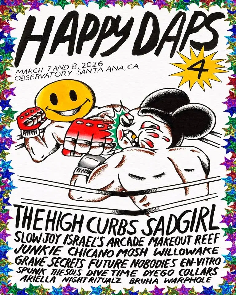 Happy Daps Fest: Sadgirl, Israel's Arcade, Grave Secrets, Chicano Mosh
