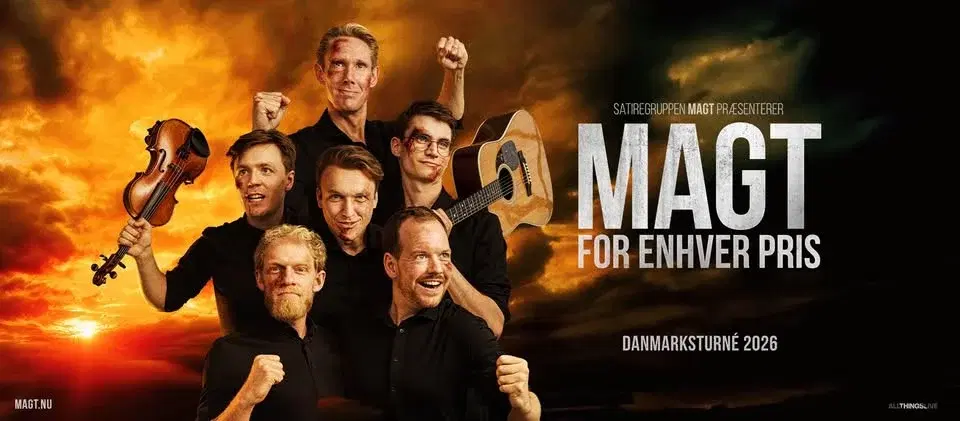 Satiregruppen MAGT - MAGT FOR ENHVER PRIS - Tour 2026 - Odeon, Odense