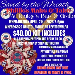Phillies Make and Take Wreath