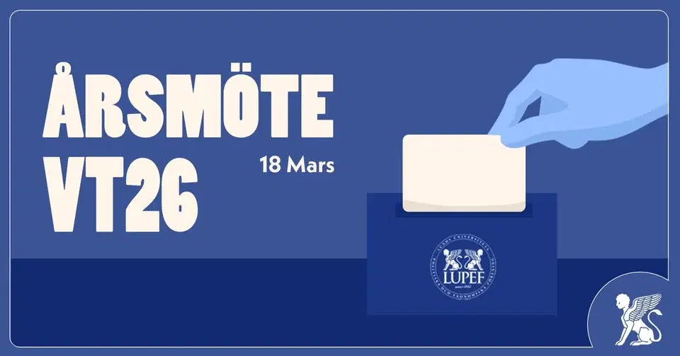Kallelse till årsmöte VT26 samt utlysning av förtroendeposter!