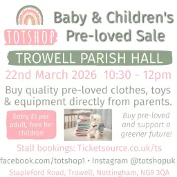 Baby & Children’s Pre-loved Sale - Trowell Parish Hall