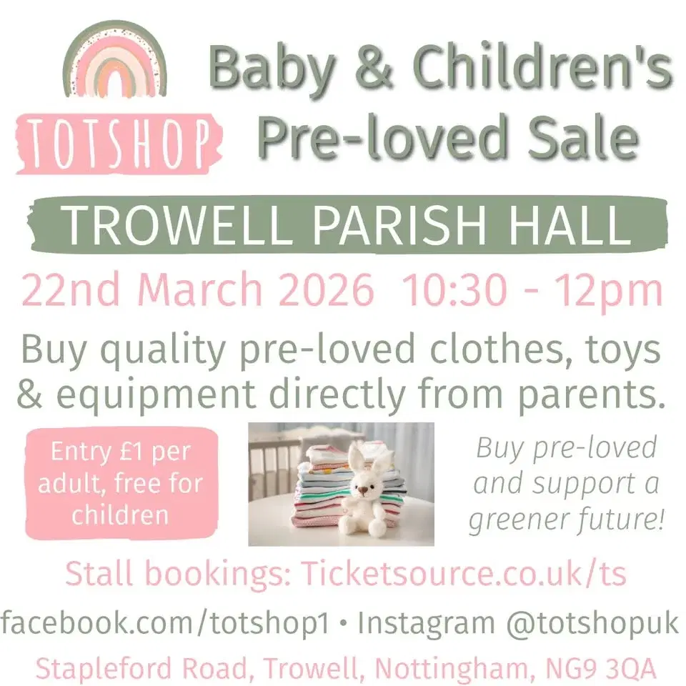 Baby & Children’s Pre-loved Sale - Trowell Parish Hall