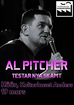 Al Pitcher testar nya skämt i Höör!