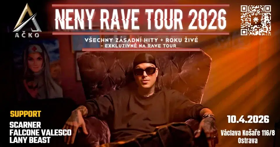NENY TOUR (Live show) /đ10.4.2026 / (2x STAGE) /đĂÄKO CLUB OSTRAVA