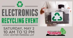 Electronics Recycling Dropoff Event