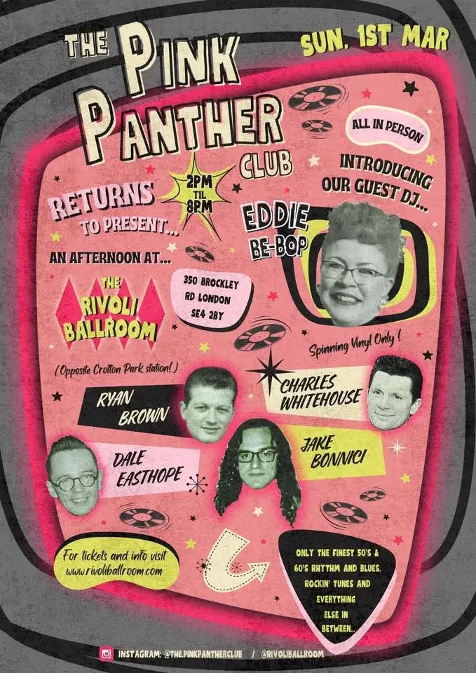 The Pink Panther Club @ The Rivoli Ballroom