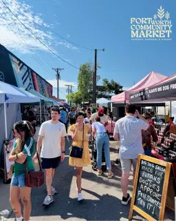 Fort Worth Community Market - Farmers Market at South Main Micro Park