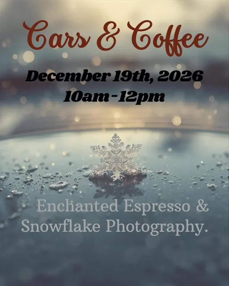 Frosted Frames: Coffee and Cars