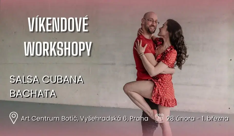 🔥❤️ Salsa, Bachata workshop 28. února - 1. března 💃🕺