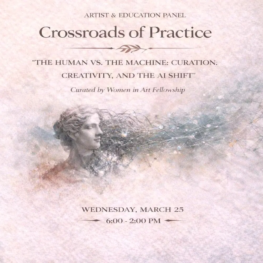 “The Human vs. The Machine: Curation, Creativity, and the AI Shift”. Curated by Women in Art Fellowship (WAF)