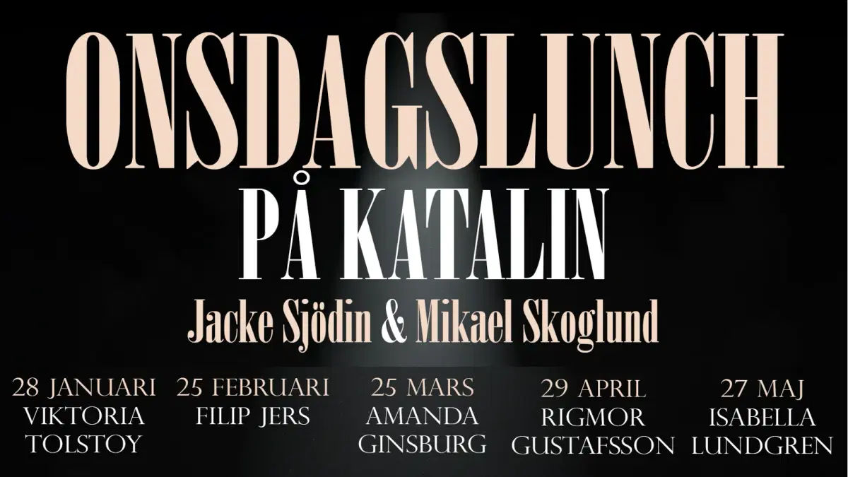 ONSDAGSLUNCH på Katalin, gäst: Amanda Ginsburg