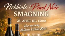 Barolo og Pinot Noir Smagning