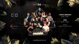 PREMIÄR! Club Bachata på Kristall! Torsdag 26 Februari!