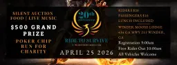 20th Anniversary Ride to Survive