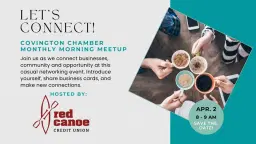 Morning Meetup @ Red Canoe Credit Union