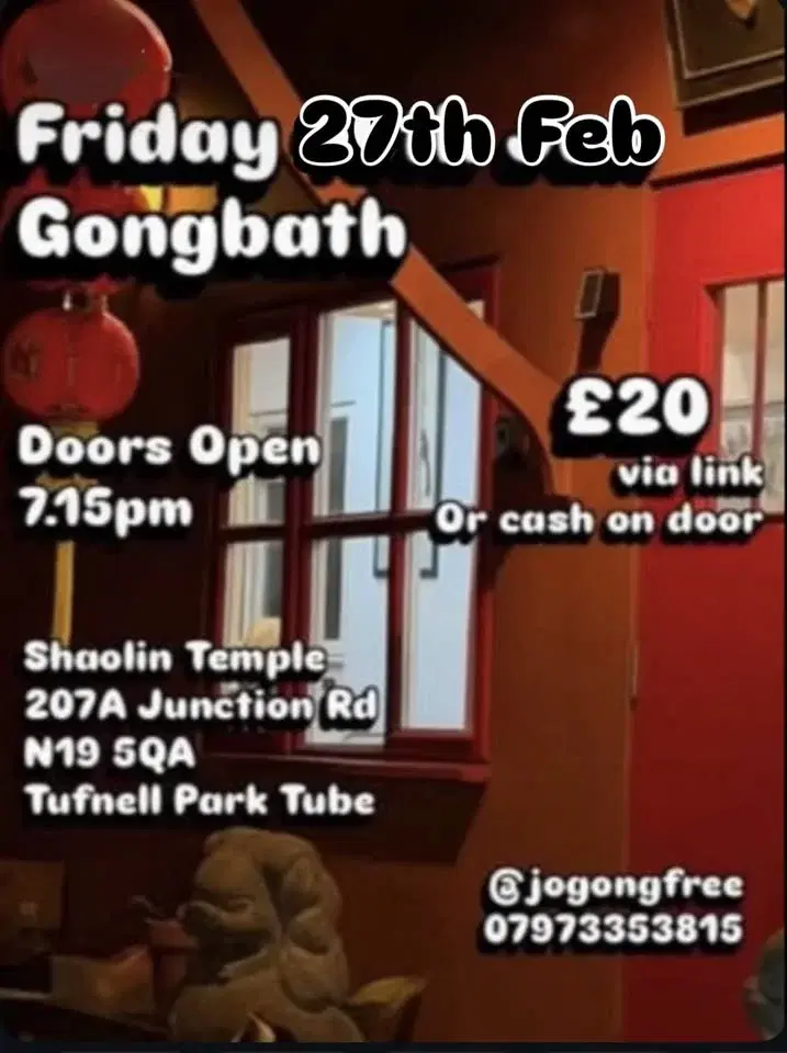 Shaolin Temple Gong Bath